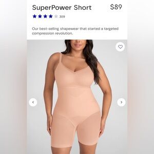 Honeylove SuperPower Short NWT color Blush Size 3X